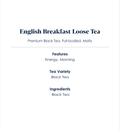 Premium English black tea