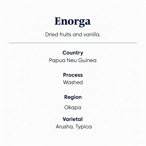 Enorga, Papua New Guinea_ specialty coffee_information