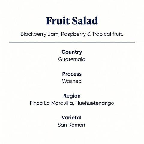 Fruit Salad Speciality Coffee Features