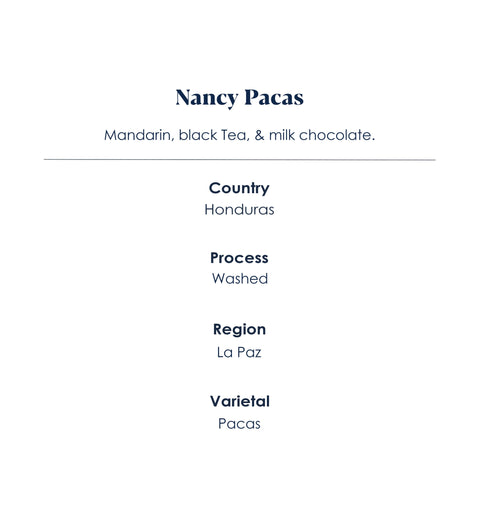 Nancy Pacas, Honduras