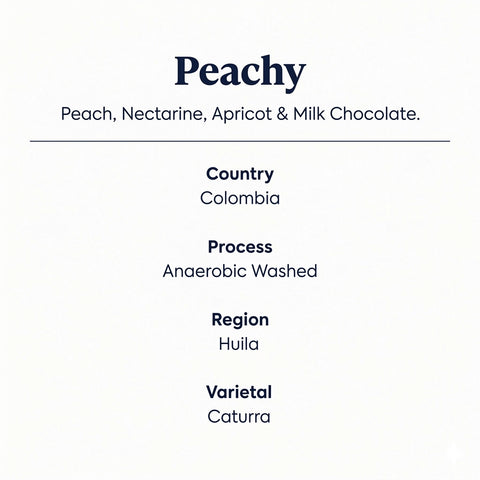 Peachy Speciality Coffee Features