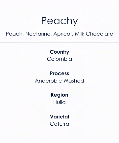 Peachy Speciality Coffee Features