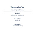 peppermint speciality tea features