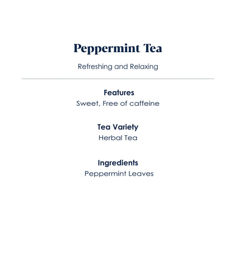 peppermint speciality tea features