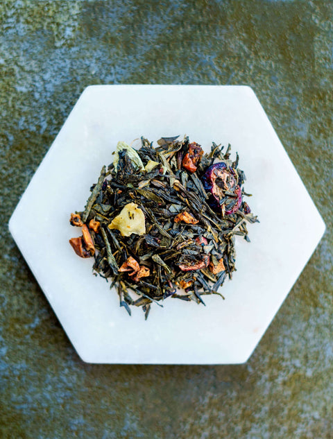 Sencha Sweet Raspberry speciality tea herbs