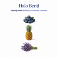 Halo Beriti speciality coffee tasting notes: blueberry, pineapple, lavender